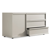 Superchoice 1 Door / 3 Drawer Credenza in Putty - Angle 6