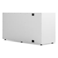 Superchoice 1 Door / 3 Drawer Credenza in White - Angle 9