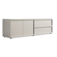 Superchoice 2 Door / 2 Drawer Console in Putty - Angle 4
