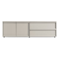 Superchoice 2 Door / 2 Drawer Console in Putty - Angle 1
