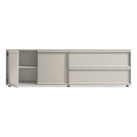 Superchoice 2 Door / 2 Drawer Console in Putty - Angle 3