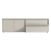 Superchoice 2 Door / 2 Drawer Console in Putty - Angle 2