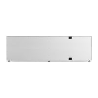 Superchoice 2 Door / 2 Drawer Console in White - Angle 10