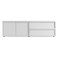 Superchoice 2 Door / 2 Drawer Console in White - Angle 1