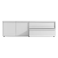 Superchoice 2 Door / 2 Drawer Console in White - Angle 3