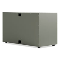 Superchoice 2 Door Credenza in Grey Green - Angle 7