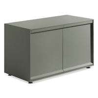 Superchoice 2 Door Credenza in Grey Green - Angle 4
