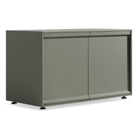 Superchoice 2 Door Credenza in Grey Green - Angle 3