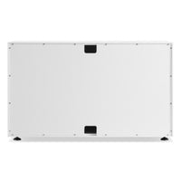 Superchoice 2 Door Credenza in White - Angle 8
