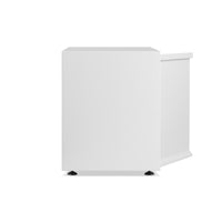 Superchoice 2 Door Credenza in White - Angle 6