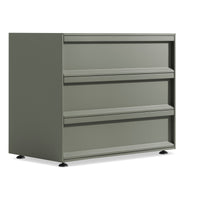 Superchoice 3 Drawer Dresser in Grey Green - Angle 3