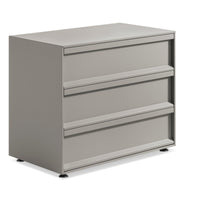 Superchoice 3 Drawer Dresser in Risk-Averse Grey - Angle 4