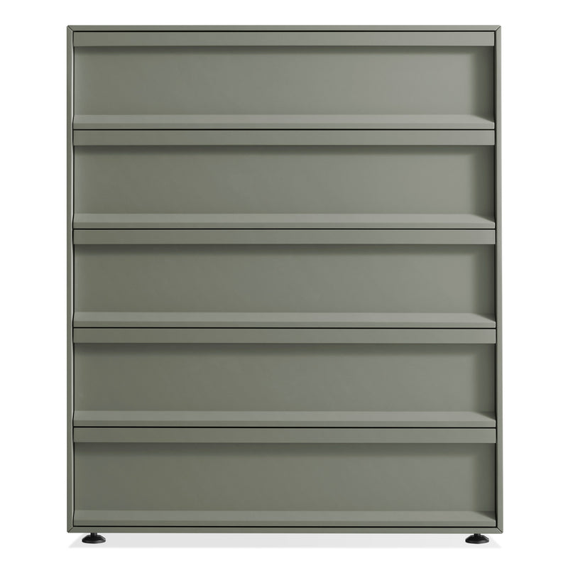 Superchoice 5 Drawer Dresser in Grey Green - Angle 1