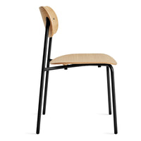SideBySide Wood Chair in White Oak - Angle 5