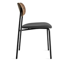 SideBySide Chair in Walnut / Maharam Meld in Panda - Angle 5