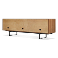 Series 11 2 Door / 2 Drawer Console in Walnut - Angle 8