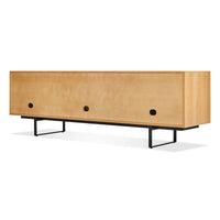Series 11 2 Door / 2 Drawer Console in White Oak - Angle 8