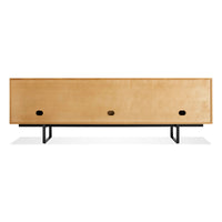 Series 11 2 Door / 2 Drawer Console in White Oak - Angle 9