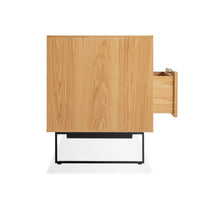 Series 11 2 Door / 2 Drawer Console in White Oak - Angle 7