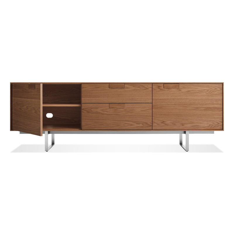 Series 11 2 Door / 2 Drawer Console in Walnut - Angle 2