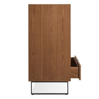 Series 11 5 Drawer Dresser in Walnut - Angle 6