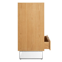 Series 11 5 Drawer Dresser in White Oak - Angle 6