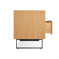 Series 11 6 Drawer Console en White Oak - ángulo 6