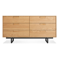 Series 11 6 Drawer Dresser en White Oak - ángulo 1