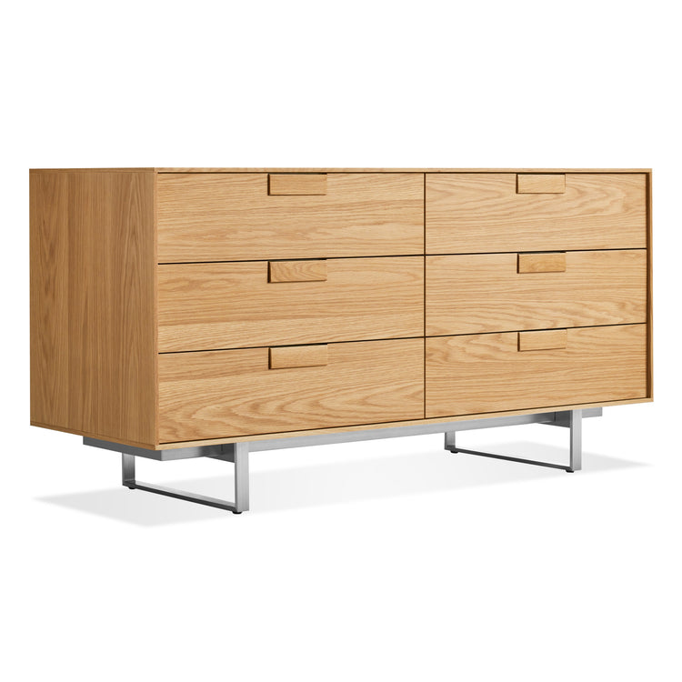 Blu Dot Series 11 6 Drawer Dresser in White Oak