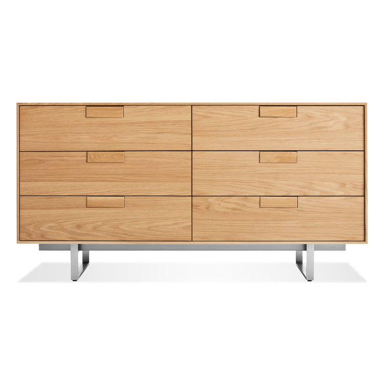 Blu Dot Series 11 6 Drawer Dresser in White Oak