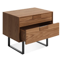 Series 11 Nightstand in Walnut - Angle 7