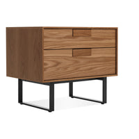 Series 11 Nightstand in Walnut - Angle 4