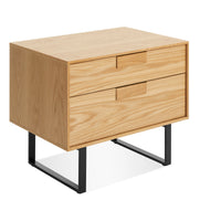 Series 11 Nightstand in White Oak - Angle 5