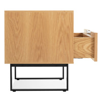 Series 11 Nightstand in White Oak - Angle 9