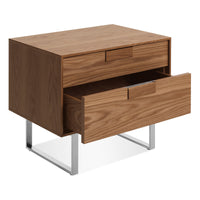 Series 11 Nightstand en Walnut - ángulo 7