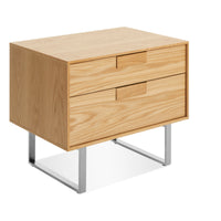 Series 11 Nightstand in White Oak - Angle 5
