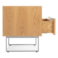 Series 11 Nightstand in White Oak - Angle 9