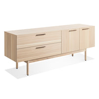 Shale 2 Drawer / 2 Door Console in Hickory - Angle 4