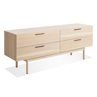 Shale 4 Drawer Dresser in Hickory - Angle 3