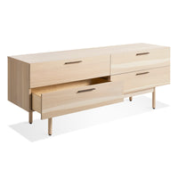 Shale 4 Drawer Dresser in Hickory - Angle 5