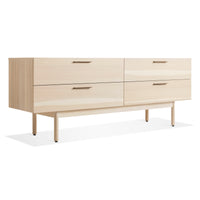 Shale 4 Drawer Dresser in Hickory - Angle 2