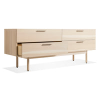 Shale 4 Drawer Dresser in Hickory - Angle 4