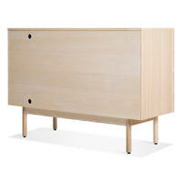 Shale 4 Drawer / 1 Door Credenza en Hickory - ángulo 10