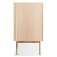 Shale 4 Drawer / 2 Door Credenza in Hickory - Angle 5