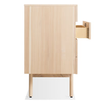 Shale 4 Drawer / 2 Door Credenza in Hickory - Angle 6