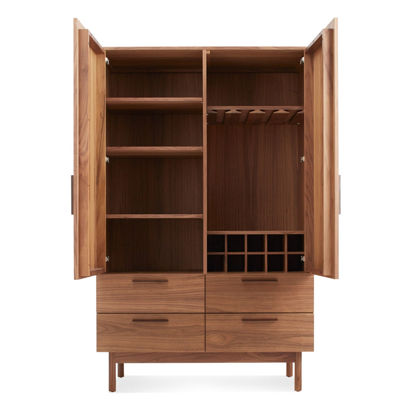 Shale Bar Cabinet in Walnut