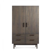 Shale Wardrobe in Smoke - Angle 1