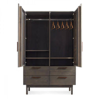Shale Wardrobe in Smoke - Angle 3