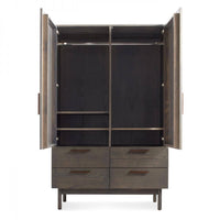 Shale Wardrobe in Smoke - Angle 2