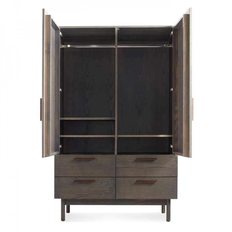 Shale Wardrobe in Smoke - Angle 2